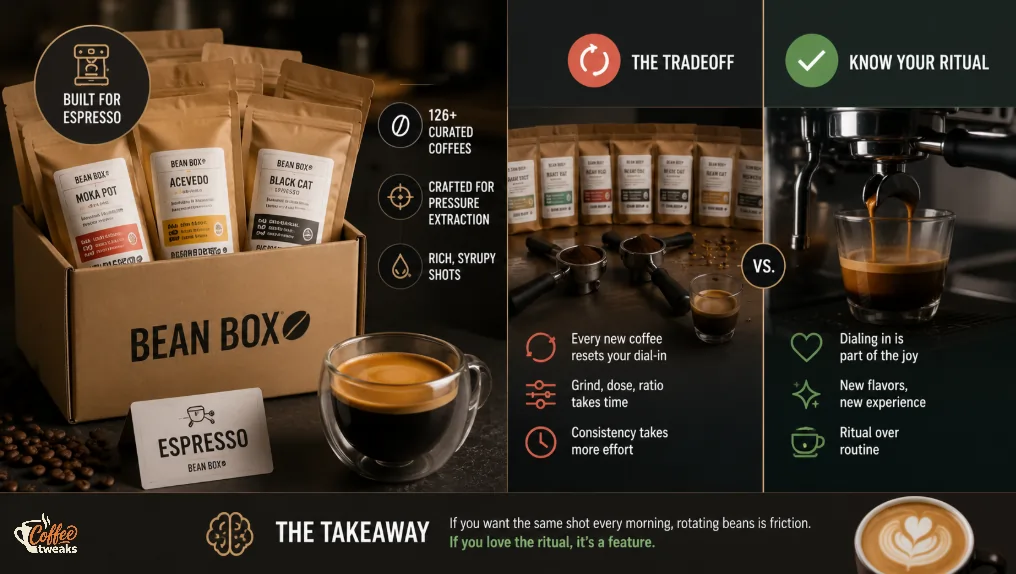 Bean Box for Espresso Drinkers