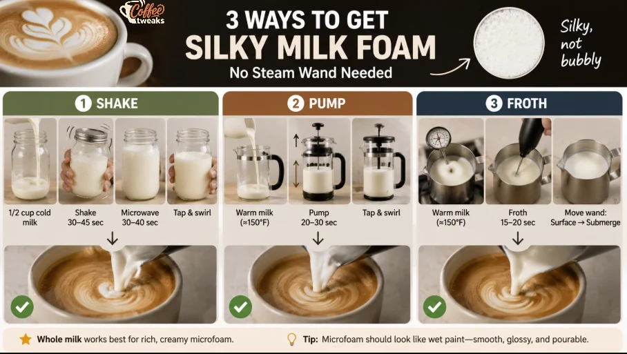 Easy Milk Steaming Methods