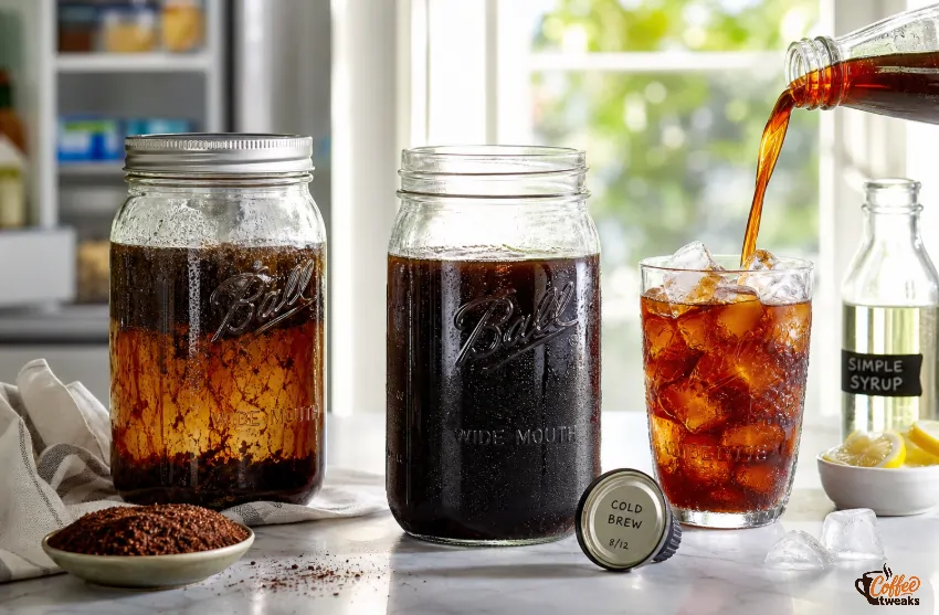 Mason Jar Cold Brew Coffee Recipe