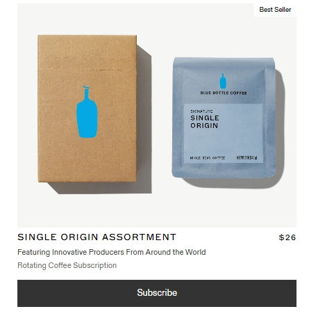 Single Origin Assortment Blue Bottle Coffee Price