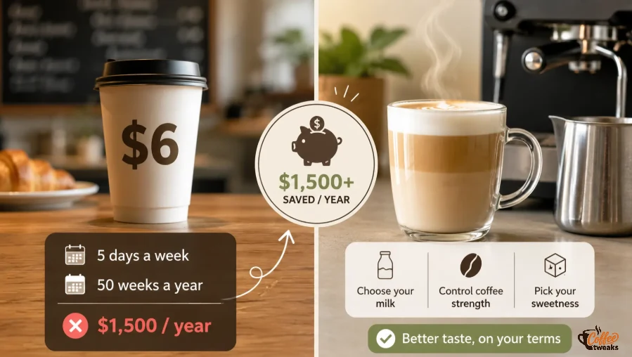 The Benefits of Making Lattes at Home