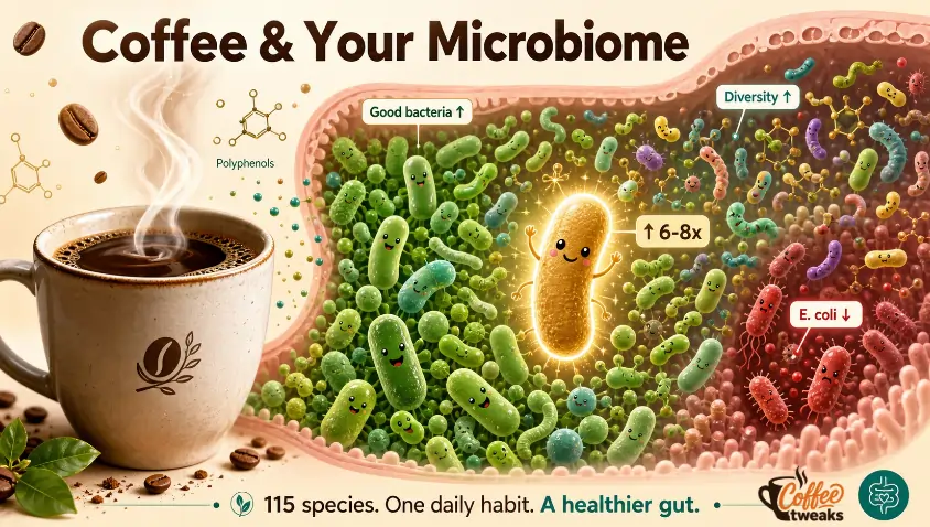 How Coffee Affects Your Gut Bacteria