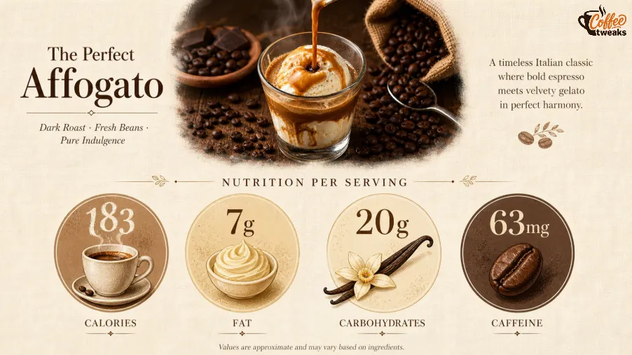 Affogato Nutrition Per Serving