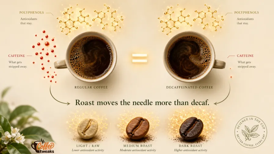 Antioxidants in Decaf Coffee