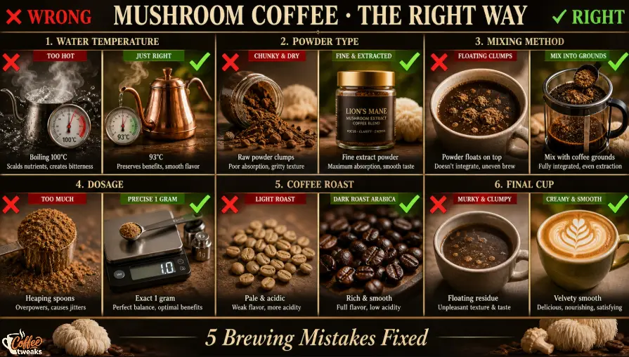 Avoid These Common Mushroom Coffee Mistakes