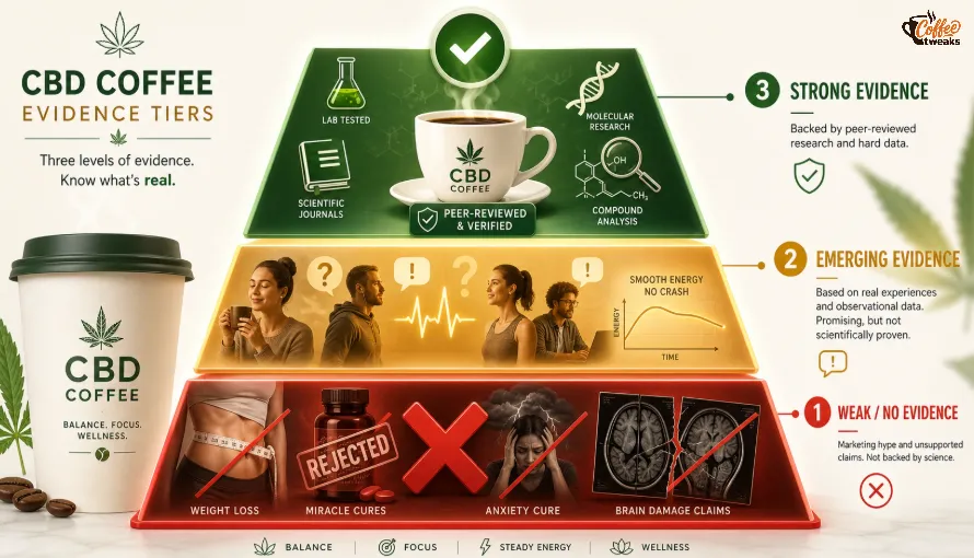 CBD Coffee Claims vs. Evidence