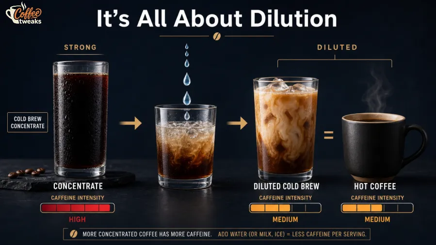 Caffeine Levels Explained Through Dilution