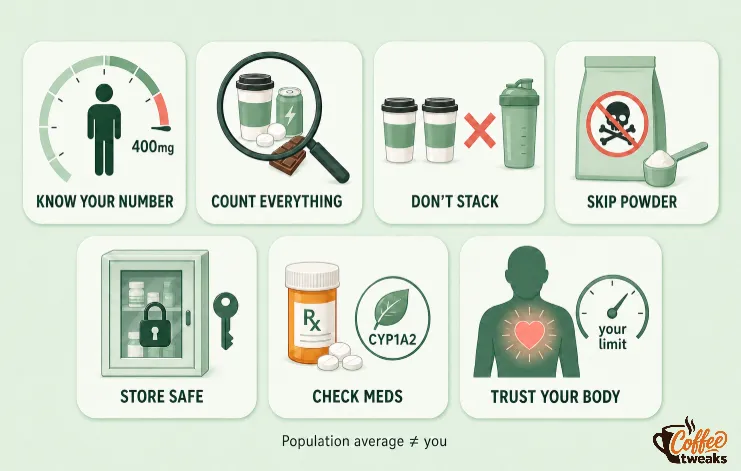 Caffeine Overdose Staying Safe