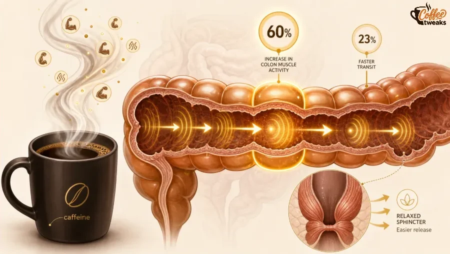 Caffeine Triggers the Gastrocolic Reflex