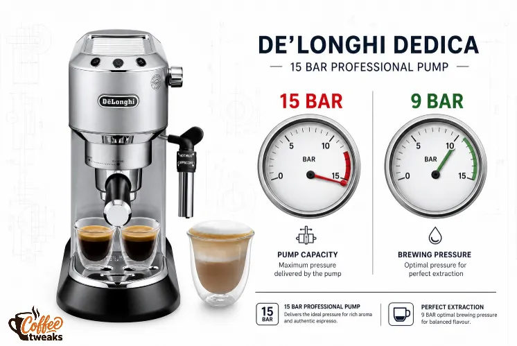 De'Longhi Dedica Pump Pressure