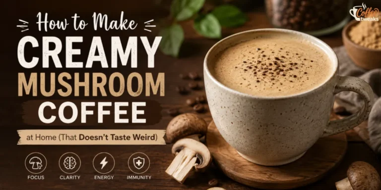 How to Make Creamy Mushroom Coffee at Home