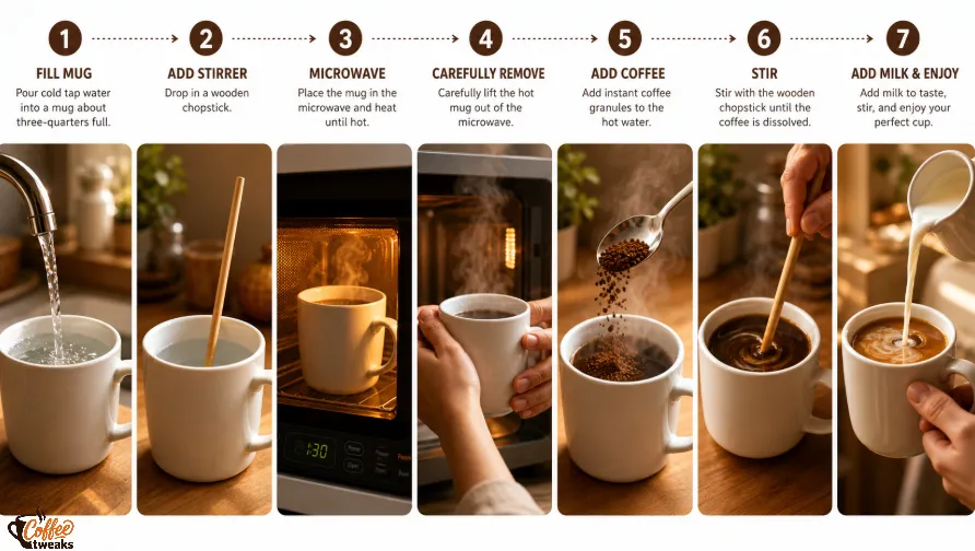 Instant Coffee Made in the Microwave