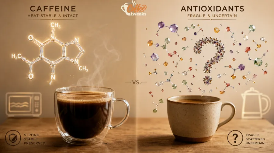 Microwaving Caffeine and Antioxidants