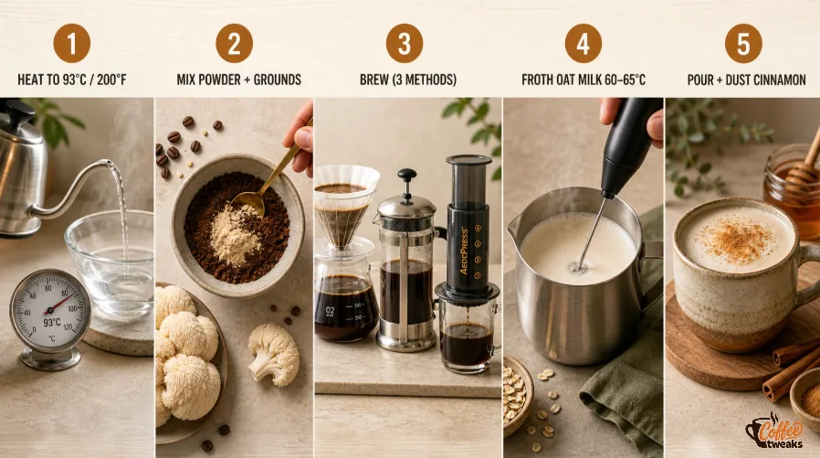 Simple Homemade Mushroom Coffee Recipe